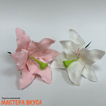 Сахарное украшение ЛИЛИЯ микс, d ~9см