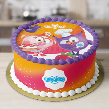 Фотопечать Смешарики, для торта, № 34