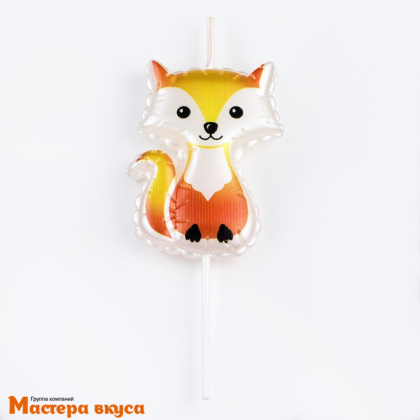 Свеча-фигурка ЛИСИЧКА, 9,5*3,5 см