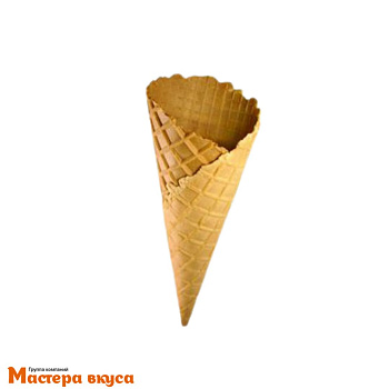 Вафельный рожок 150, естественный край