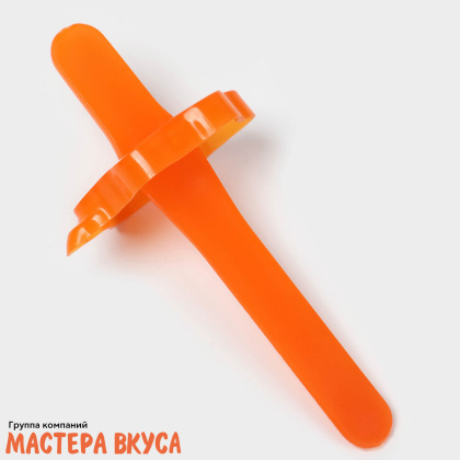 Форма для мороженого пластиковая (эскимо) ЗВЕЗДА, (6 ячеек) 11*12*18,5 см
