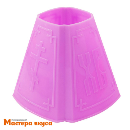 Пасочница ПАСХАЛЬНАЯ КОМПОЗИЦИЯ №2 цельная, 10,5*10,5 см