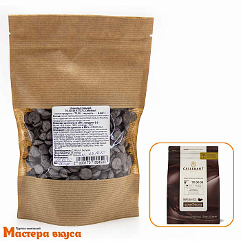 Шоколад Callebaut горький (70,5%) 70-30-38, (крафт-пакет), 100гр