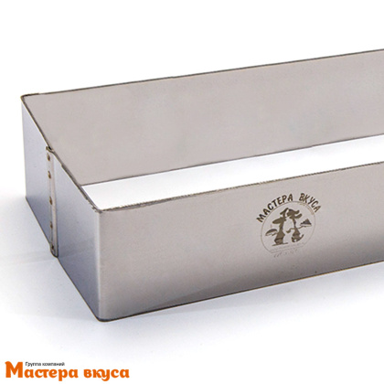 Форма-резак Прямоугольник 370*110, h50 мм (нерж.сталь) ВЕНТСАР