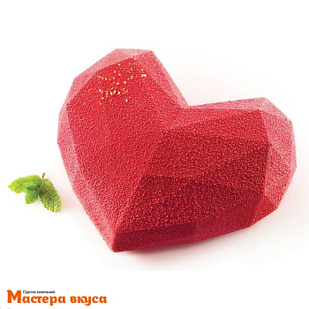 Форма силиконовая Silikomart AMORE ORIGAMI 600 Сердце оригами, (Италия)