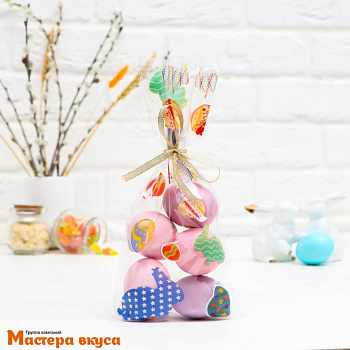 Пакет для сладостей 13*27 см, "Пасхальный микс"