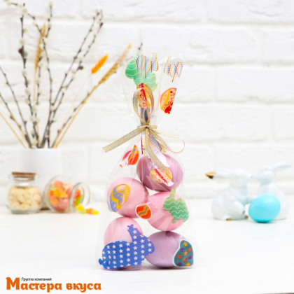 Пакет для сладостей 13*27 см, "Пасхальный микс"