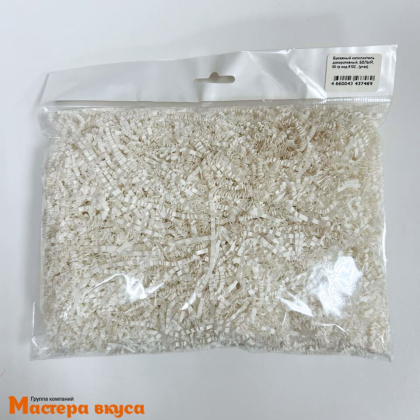 Бумажный наполнитель декоративный, БЕЛЫЙ, 50 гр