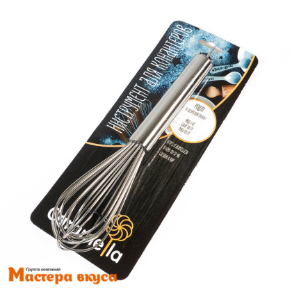 Венчик кулинарный  с усиленными струнами, 25 см, нерж.сталь