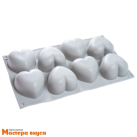Форма силиконовая Silikomart AMORINI 100 MINI сердце мини, (Италия)