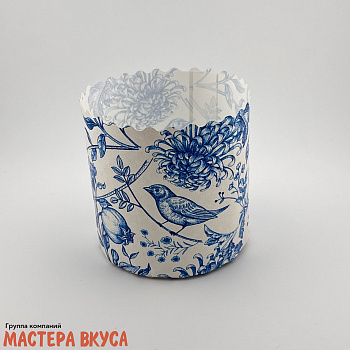 Форма бумажная для кулича (200г) d90*h90 мм ФАРФОР