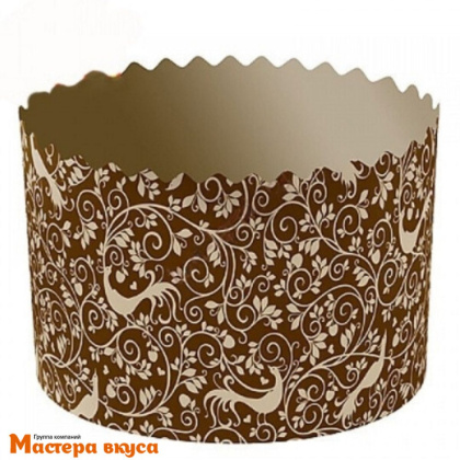 Форма бумажная для кулича ( 75г) d60*h45 мм РАЙСКИЙ САД