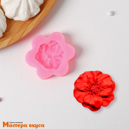 Молд силиконовый ФИАЛКА, 6*6 см