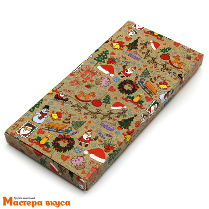 Упаковка для шоколадной плитки 171*80*14 мм  (Пряничный домик)