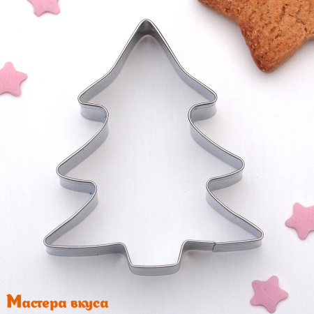 Вырубка металл  ЕЛОЧКА, 6*5 см