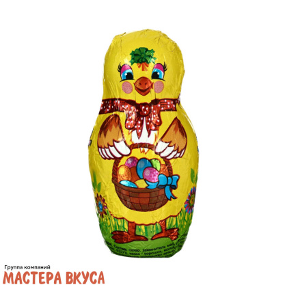 Декор из шоколадной глазури "Забавный цыпленок" ~7,5см 