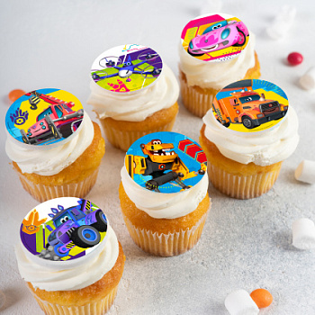 Фотопечать Турбозавры, для капкейков, № 36