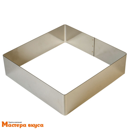 Форма-резак Квадрат 300*300, h60 mm (нерж.сталь)