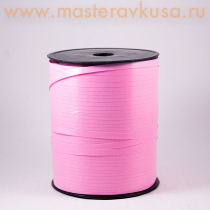 Лента декоративная, РОЗОВАЯ, 5 мм, (катушка ~500м)