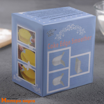 Набор угловых шпателей кондитерских для выравнивания, пластик (набор 3 шт)