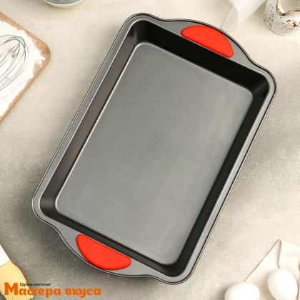 Форма для выпечки, "Пирог"  40,5*25,5см  h-5,5 см, (антипригарное покрытие) "Софт" 
