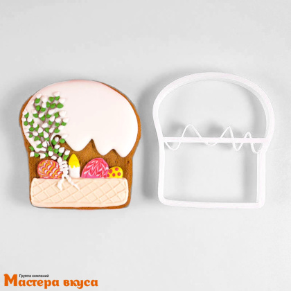 Вырубка пластик КУЛИЧ, 11*10 см