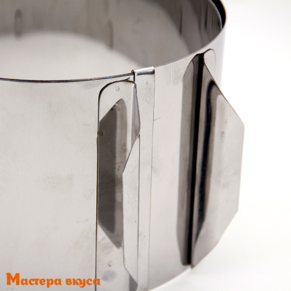 Форма раздвижная КОЛЬЦО, Н-15см, D~14-25см (нерж.сталь) ВЕНТСАР