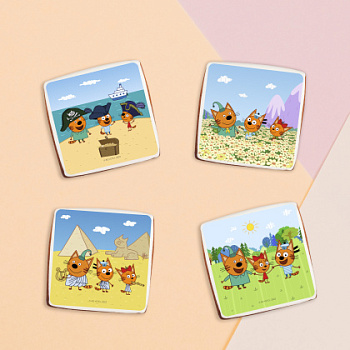 Фотопечать Три кота, для пряников, № 80