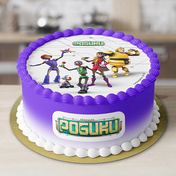 Фотопечать Робики, для торта, №25