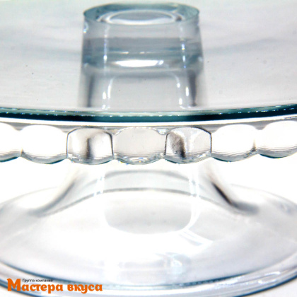 Подставка для торта и десертов, D-28 см, стекло "PATISSERIE"