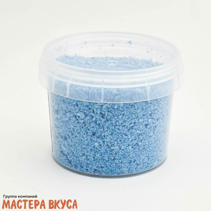 Кокосовая стружка цветная Голубая, 50гр