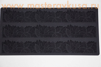 Коврик текстурный силиконовый Pavoni для мастики и айсинга "Лапчатка" 3в1, 30*40см, (Италия)