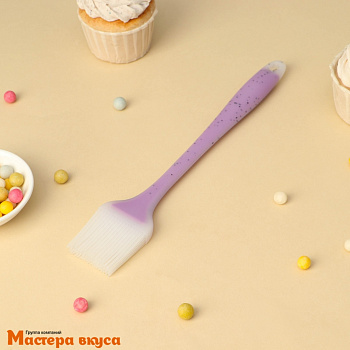 Кисть силиконовая  безшовная 25*4*1,5 см "Леонардо"