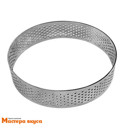 Форма-резак для выпечки перфорированное (термо-циркуляция) КОЛЬЦО  D- 80, h20 (нерж.сталь)