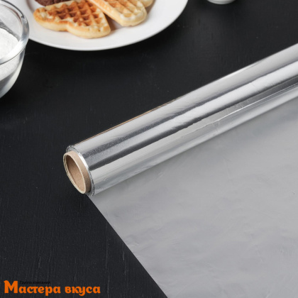 Фольга для выпечки 30 см (10 м), толщина 9-11 мкр "Универсальная", САЯНСКАЯ