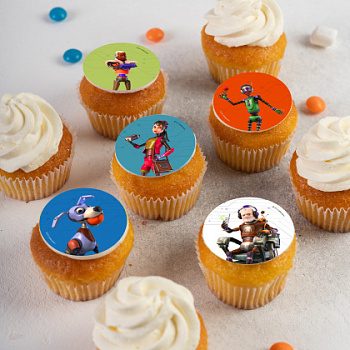 Фотопечать Робики, для капкейков, №39