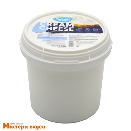 Сыр творожный Cream Cheese (Чудское Озеро), ведро 1 кг