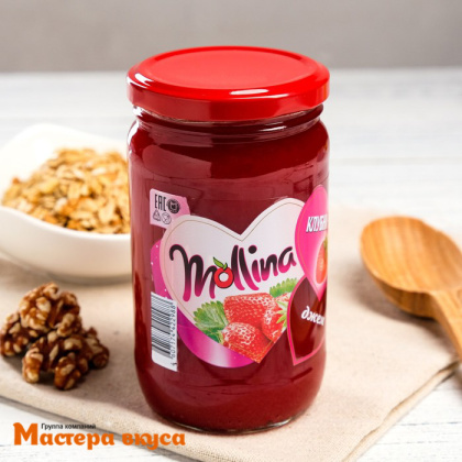 Джем Mollina КЛУБНИЧНЫЙ, 450 гр 