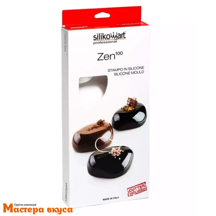 Форма силиконовая Silikomart ZEN 100 Камень (форма+вырубка), (Италия)