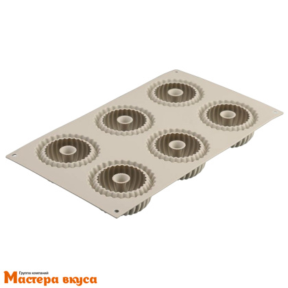 Форма силиконовая Silikomart RAGGIO MINI Мини Радиус серая, (Италия)