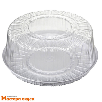 Контейнер круглый,  D300  h130 мм (комплект дно/крышка), Т-305 Комус