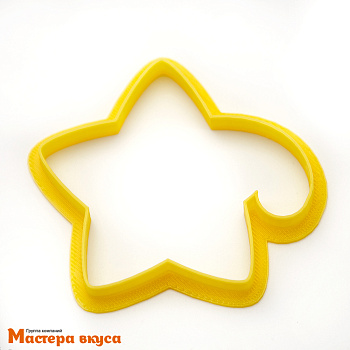 Вырубка пластик  ЗВЕЗДОЧКА В ШАПКЕ, 8 см