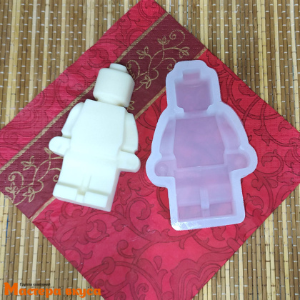 Молд силиконовый ЧЕЛОВЕЧЕК-ЛЕГО, ~9.5*6 см