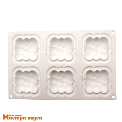 Форма силиконовая Silikomart CLOUD120 MINI Облако белая, (Италия)