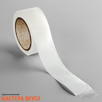 Набор наклеек  прозрачные, d~ 2см, (набор 300 шт)