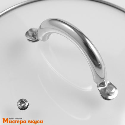 Кастрюля с крышкой из нержавеющей стали Гиперион 1,9 л, d-16 см