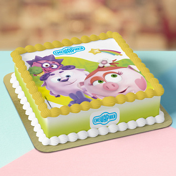 Фотопечать Смешарики, для торта, № 121