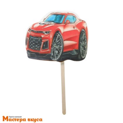 Топпер имбирный пряник "Машина спортивная,микс" , ~10*7,5 см, 55 гр