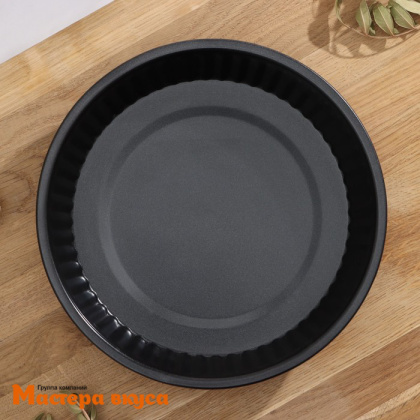 Форма для выпечки, "Круг"  D19см  h-3см, волнистый край (антипригарное покрытие), "Ренард"