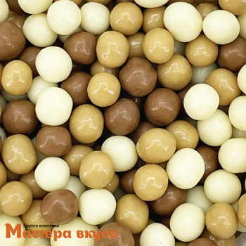 Злаки покрытые белым , молочным и со вкусом солёной карамели шоколадом, Mona Lisa Callebaut (Бельгия), 50 гр